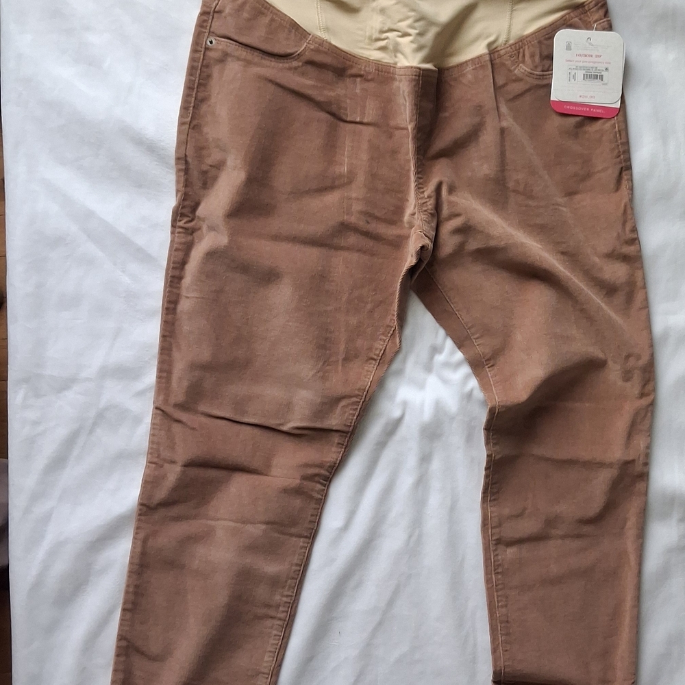 Isabel Maternity by Ingrid & Isabel Pink/Tan Jeggings